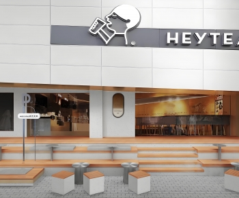 Modern Facade Element-ID:523010974