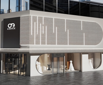 Modern Facade Element-ID:574920259