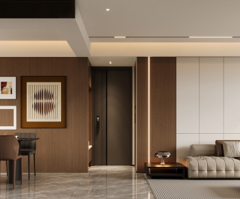 Modern A Living Room-ID:965869422