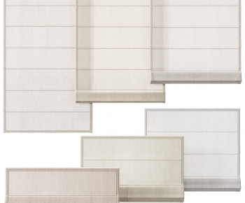 New Chinese Style Roman Curtain-ID:947407017