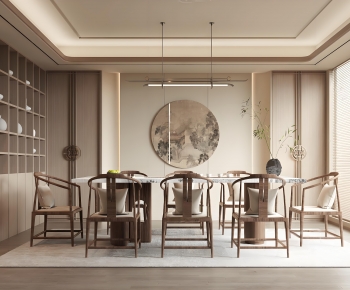 New Chinese Style Dining Room-ID:733098033