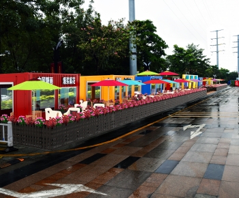 Modern Commercial Street-ID:675231939