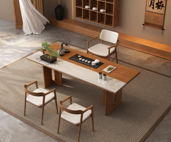 New Chinese Style Tea Tables And Chairs-ID:728699923