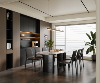 Modern Dining Room-ID:487639901