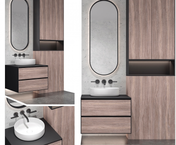 Modern Bathroom Cabinet-ID:848711017