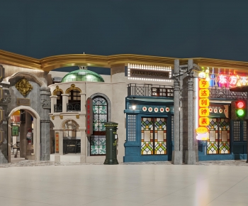 Modern Facade Element-ID:684701928