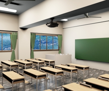 Modern School Classrooms-ID:462069035