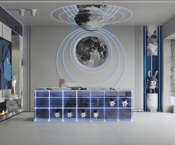 Modern Reception Desk-ID:872128013