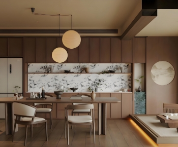 New Chinese Style Dining Room-ID:381867898