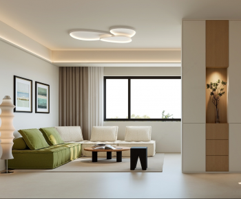 Modern A Living Room-ID:445756914