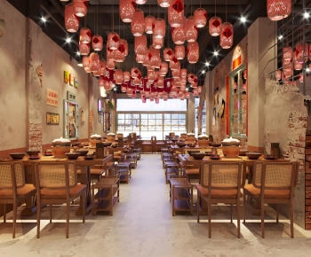 Industrial Style Hot Pot Restaurant-ID:258681063