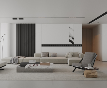 Modern A Living Room-ID:606899352