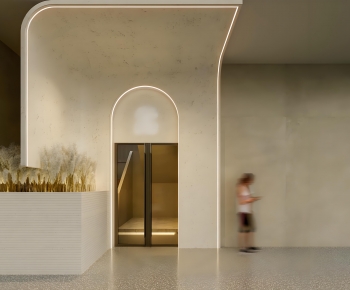 Wabi-sabi Style Facade Element-ID:413551091