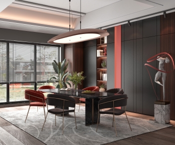 Modern Dining Room-ID:587991001