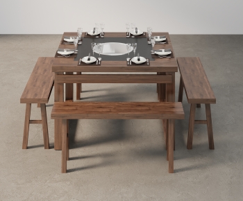 Modern Dining Table And Chairs-ID:689352999