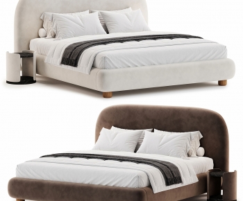 Modern Double Bed-ID:112782965