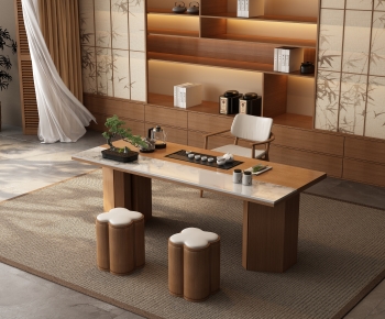 New Chinese Style Tea Tables And Chairs-ID:170221099