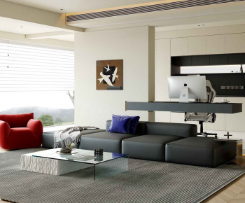 Modern A Living Room-ID:954478983