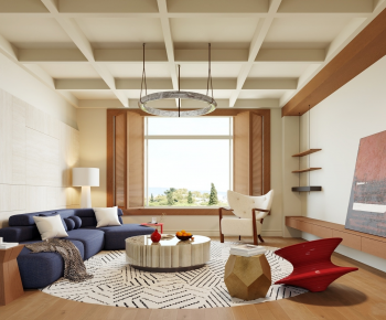 Modern A Living Room-ID:786705029