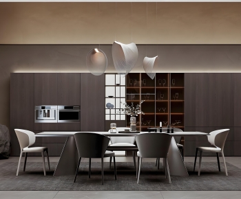 Modern Dining Room-ID:616765029