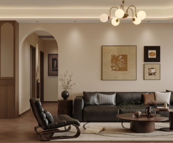 Modern A Living Room-ID:614408974