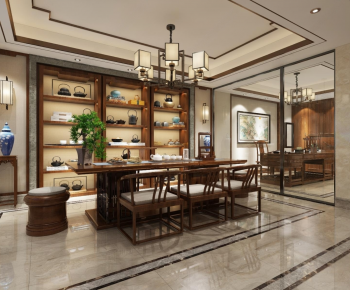 New Chinese Style Tea House-ID:803877121