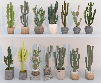 Modern Ground Green Plant Potted Plants-ID:354789024