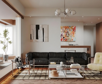 Modern A Living Room-ID:357359893