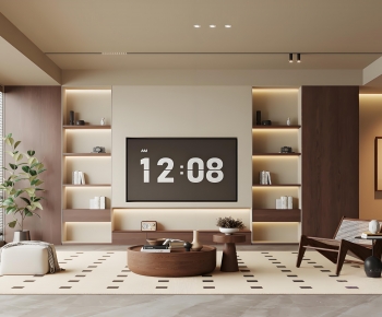 Modern A Living Room-ID:657824043