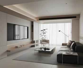 Modern A Living Room-ID:357347015