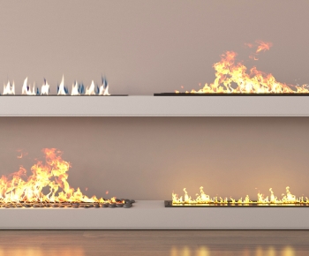 Modern Electronic Fireplace-ID:987658028