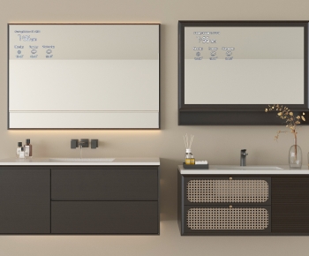 Modern Bathroom Cabinet-ID:386395931