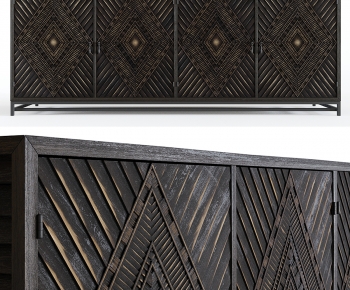 Retro Style Side Cabinet-ID:433192975