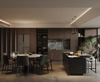 Modern Dining Room-ID:755448106