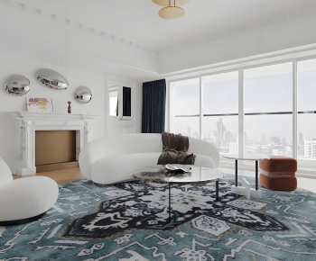 French Style A Living Room-ID:139884008