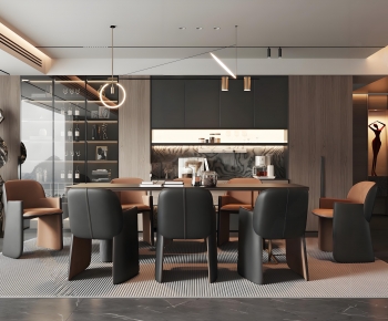 Modern Dining Room-ID:210617079
