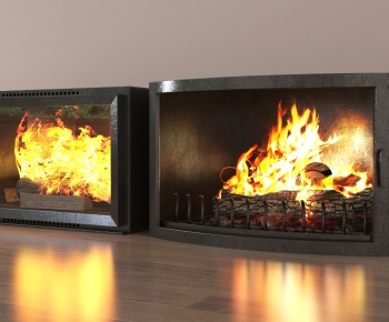 Modern Fireplace-ID:678055052