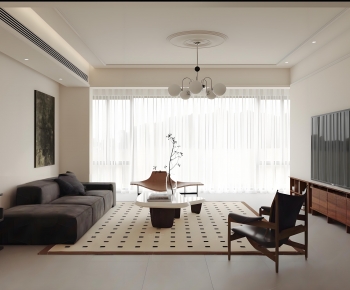 Modern A Living Room-ID:585420193