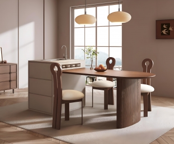 Modern Dining Table And Chairs-ID:910494097