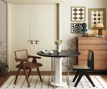 Modern Dining Table And Chairs-ID:359451062