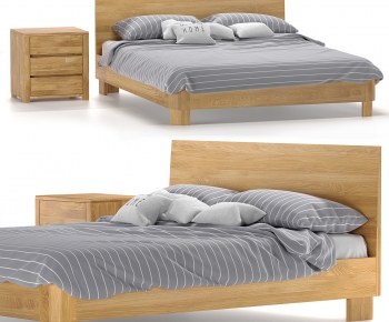 Modern Double Bed-ID:449090046