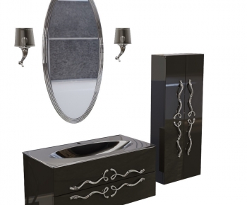 Modern Bathroom Cabinet-ID:146847011