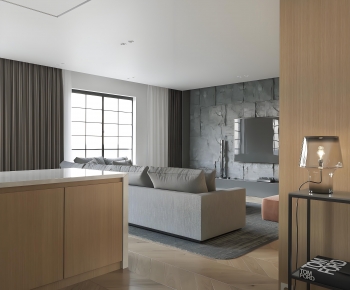 Modern A Living Room-ID:595448978