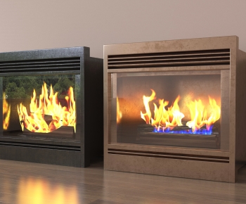 Modern Fireplace-ID:688431025