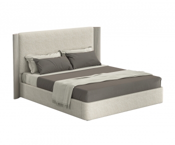Modern Double Bed-ID:246702913