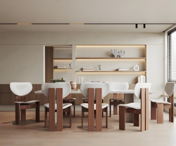 Wabi-sabi Style Dining Room-ID:965472946