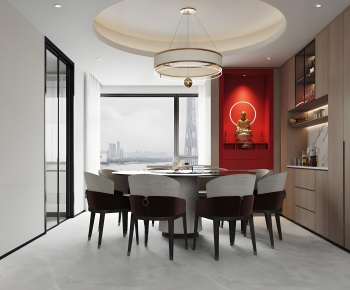 New Chinese Style Dining Room-ID:786703113