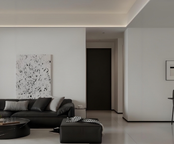 Modern A Living Room-ID:376214987