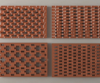 Modern Cement Brick Screen Partition-ID:764816059