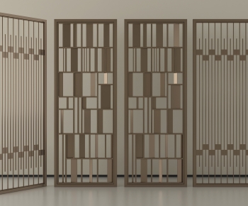 Modern Metal Screen Partition-ID:271353962